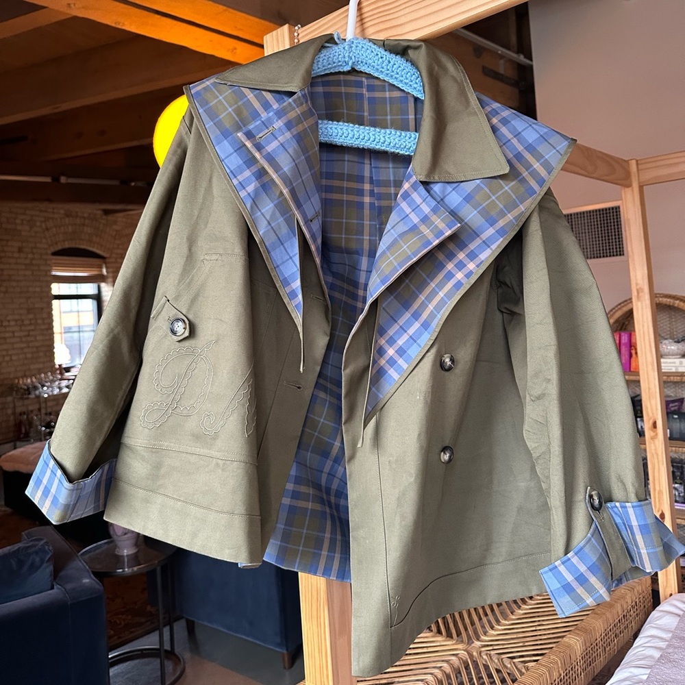 Damson Madder Trench